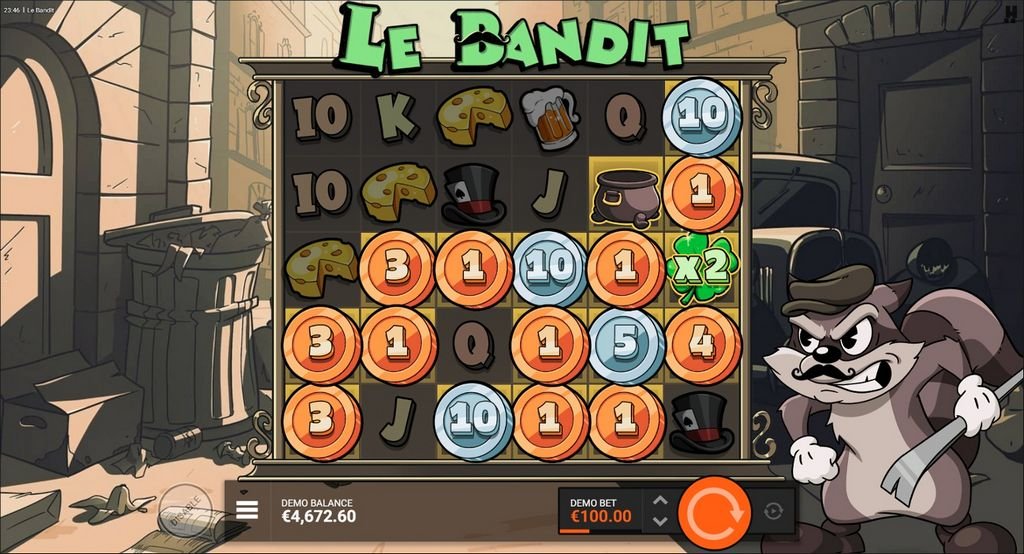Le Bandit Slot (Hacksaw Pc Gaming) – Gratis prøveversjon og spill videospill